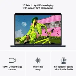 Ноутбук Apple MacBook Air 15 M5 A3448 Sky Blue (MDVT4UA/A) - мініатюра 5