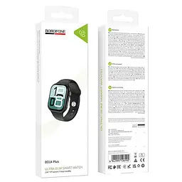 Смарт-годинник Borofone BD14 Plus Smart sports watch (call version) Black - мініатюра 4