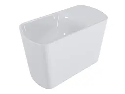 Умивальник Miraggio HELIX L (0001606) Miramarble, Глянцевий, Підвісний, Білий