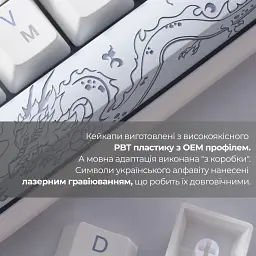Клавіатура Ducky One 3 Mini Cherry MX Brown RGB White (DKON2161ST-BUAPXPWWWSC1) UA [125718] - мініатюра 9