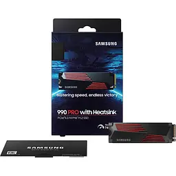 Накопичувач SSD M.2 2280 2TB 990 PRO with Heatsink Samsung (MZ-V9P2T0GW) - мініатюра 3