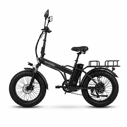 Електровелосипед EvoBike Storm V8S (1000W, 48V, 18Ah) Фетбайк + Вантажний Багажник Чорний