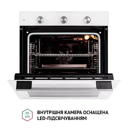 Духова шафа електрична Perfelli Diamond 6M8L BIANCO - мініатюра 11