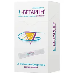 Дієтична добавка L-Бетаргін №20 20 стіків по 10 мл - мініатюра 2