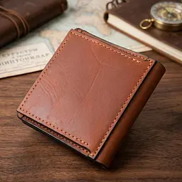 Місткий шкіряний чоловічий гаманець з монетницею Серце Grande Pelle 16743 світло-коричневий - мініатюра 3