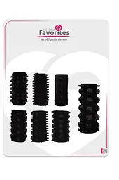 Набір насадок All Time Favorites Penis Sleeves Set - мініатюра 2