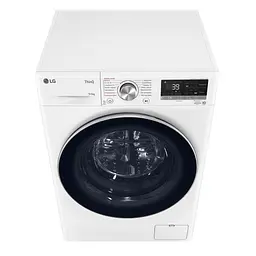 Прально-сушильна машина LG фронтальна, 9(6)кг, 1400, А, 56см, дисплей, пара, інвертор, білий (F4V7VG1W) - мініатюра 9
