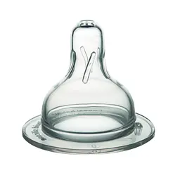 Соска силіконова Canpol babies EasyStart, повільний потік, 3+, для пляшечок з широким отвором, 2 шт. (21/730) - мініатюра 2