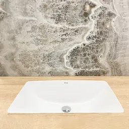 Умивальник VBI Montella white врізний VBI-018036, Білий - мініатюра 3