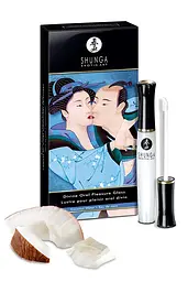Стимулюючий блиск для губ (кокос), 10 мл Shunga Oral Pleasure Coconut Water