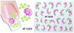 Наклейки для ногтей XF1025 - миниатюра 2