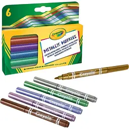 Набір фломастерів Crayola Metallic 6 шт.