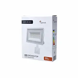 Прожектор Lightwell LW-FL-W-20-S 20 W з датчиком руху - мініатюра 4