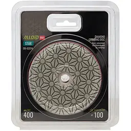Круг алмазний Alloid Building Tools Star шліфувальний на липучці 100 мм зерно 400 (DD-63374) - мініатюра 4