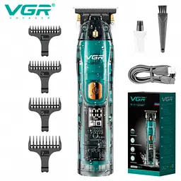 Акумуляторна машинка для стрижки волосся з тримером для бороди VGR V-961 5 Вт - мініатюра 2