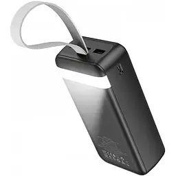 УМБ Borofone Freeway Power bank 30000mAh BJ14B чорна 6974443386011 - мініатюра 5