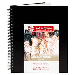 Блокнот на спіралі Royal Talens Art Creation 21,5х28см 110г/м2 80л - мініатюра 3
