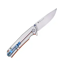 Ніж складаний туристичний Ruike P801-J, (8.6 см) 14C28N/G10 помаранчевий - мініатюра 3