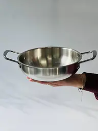 Миска з ручками "Салат" сталь, 1500 мл, 20x30x6,4 см