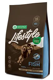 Сухий корм для собак Nature's Protection Lifestyle Grain Free White Fish Adult All Breeds 1.5 кг з білою рибою