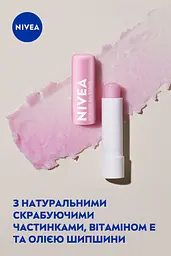 Скраб-бальзам для губ Nivea Super Soft Lips Rosehip Oil + Vitamin E з олією шипшини 4.8 г - мініатюра 4