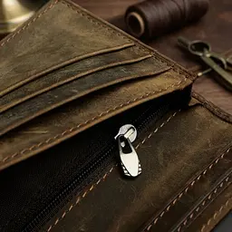 Гаманець чоловічий 14228 vintage шкіра Vintage коричневий - мініатюра 4