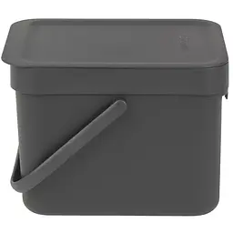 Відро для сміття Brabantia Sort&Go темно-сіре 6 л (109720) - мініатюра 3