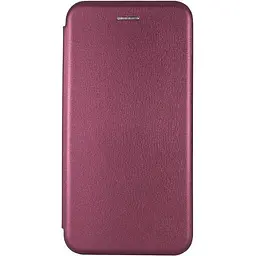 Шкіряний чохол-книжка Classy для Xiaomi Redmi 8 Бордовий