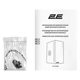 2E Корпус 2E Credo V200B без БЖ, 2xUSB3.0, 1x80мм, VGA 250мм, mATX, чорний - мініатюра 8