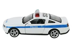 Іграшкова поліцейська машина легкова Ford Mustang GT 1:43 Автопром металева 4372, 2 кольори, в коробці. 14,5x6,5x7см - мініатюра 6