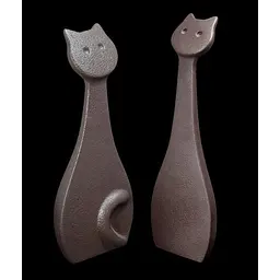 Статуетка Linea Sette Ceramiche N700/B Кіт 34 см, темно-сіра - мініатюра 3