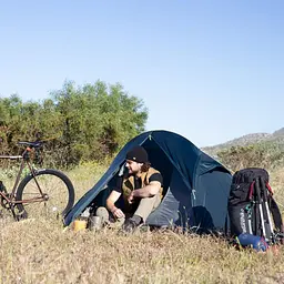 Туристичний намет Naturehike Cycling 1 NH18A095-D Dark Blue (6927595737743) [169324] - мініатюра 7