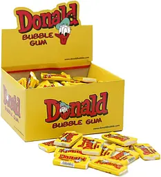 Жувальна гумка DONALD ML MAPLE LEAF Жовта 100шт