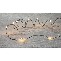 Гірлянда Luca Lighting Струна чорна 18 м теплий білий (8718861853162)