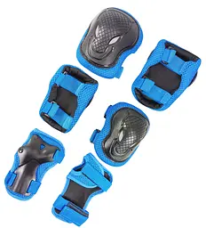 Комплект дитячого захисту А17 XS (3-7 р) чорно-синій (G0002695) - мініатюра 2