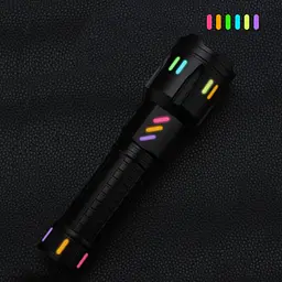 Ліхтар ручний Coba CB-G62-TG акумуляторний з режимом zoom 1x26650/3xAAA Type-C FLUORESCENCE - мініатюра 2