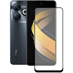 Захисне скло BeCover для Infinix Smart 8 (X6525) Black (710482) - мініатюра 4