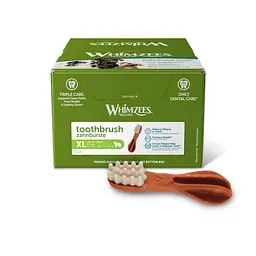 Натуральні ласощі для зубів собак WHIMZEES Dental Treats Toothbrush XL 18 шт.