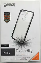 Протиударний прозорий чохол GEAR4 Piccadilly D3O з антимікробним покриттям для Google Pixel 3 (5.5") Black + Transparent - мініатюра 3