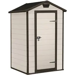 Садовий пластиковий будиночок Keter Manor 4x3 м бежевий