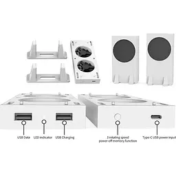Підставка для консолі Dobe Cooling Stand TYX-0658 для Xbox Seies S White [165361] - мініатюра 8