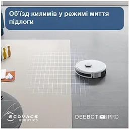Робот-пилосос ECOVACS Deebot Y1 PRO DLX34 білий - мініатюра 10