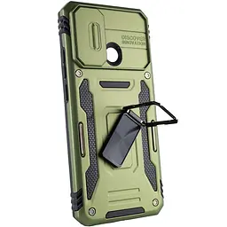 Ударостійкий чохол Epik Camshield Army Ring для Xiaomi Redmi 9C / 10A Оливковий / Army Green - мініатюра 3