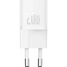 Мережевий зарядний пристрій Baseus GaN5S Fast Charger 20W White (P10162503213-00) [105950] - мініатюра 6