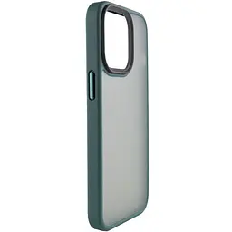 TPU+PC чохол Metal Buttons для Apple iPhone 12 Pro Max 6.7" Зелений, TPU+PC - мініатюра 2