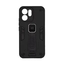 Чехол для OPPO Reno14 F 5G/Reno14 FS 5G, Proover, черный, с подставкой и магнитом, противоударный, ударопрочный, бронированный, панель-накладка, защита всего корпуса, термополиуретан (TPU) + поликарбонат (PC), ArmorStandart (ARM87173)