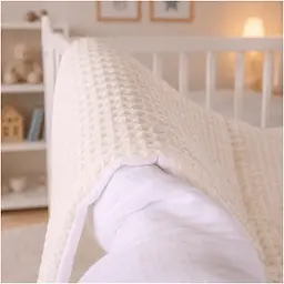Плед дитячий MirSon Pure Waffle White 90х110 см (2200013892960)