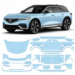 Антигравійна захисна бронеплівка за лекалами для Acura ZDX EV 2024 - повний кузов