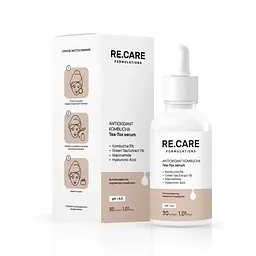 Антиоксидантна сироватка з комбучею Antioxidant Kombucha Tea-Tox Serum RE.CARE 30 мл
