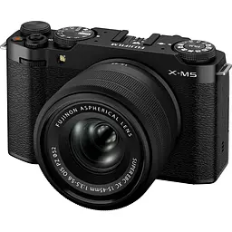 Бездзеркальний фотоапарат Fujifilm X-M5 Kit XC 15-45mm f3.5/5.6 OIS PZ Black (16900733) [136294] - мініатюра 3